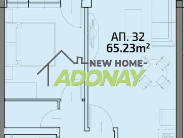 Двустаен апартамент в Пловдив, Център - 65 кв.м за 2309 €/кв.м - Снимка #1