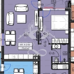 Двустаен апартамент в Велинград - 87 кв.м за 508 €/кв.м - Снимка #1