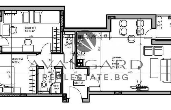 Тристаен апартамент в Пловдив, Кючук Париж - 109 кв.м за 1400 €/кв.м - Снимка #1