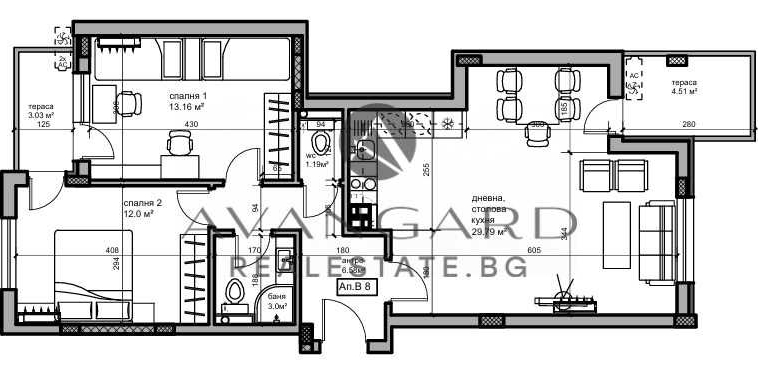 Тристаен апартамент в Пловдив, Кючук Париж - 109 кв.м за 1400 €/кв.м - Снимка #1