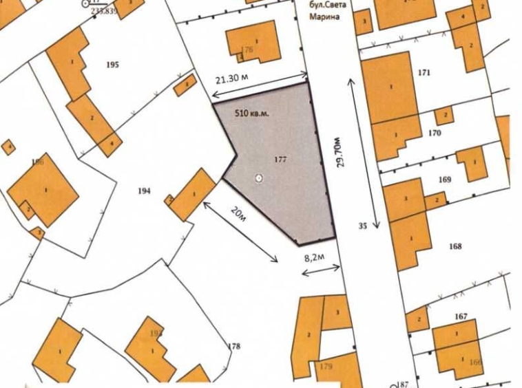 Парцел в Кричим - 510 кв.м за 51 €/кв.м - Снимка #1