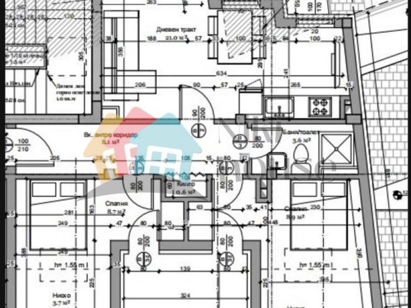 Тристаен апартамент в Варна, Христо Ботев - 110 кв.м за 742 €/кв.м - Снимка #1
