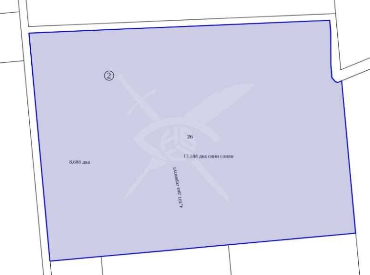 Парцел в с. Братово, Област Бургас - 27694 кв.м за 2 €/кв.м - Снимка #1