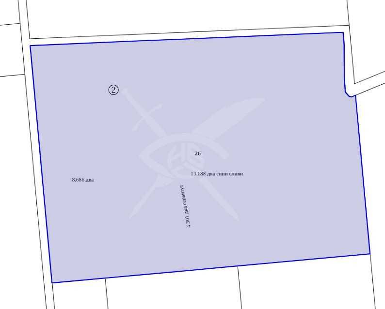 Парцел в с. Братово, Област Бургас - 27694 кв.м за 2 €/кв.м - Снимка #1