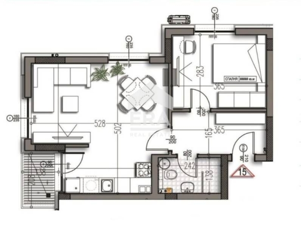 Двустаен апартамент в Варна, Изгрев - 75 кв.м за 1514 €/кв.м - Снимка #1