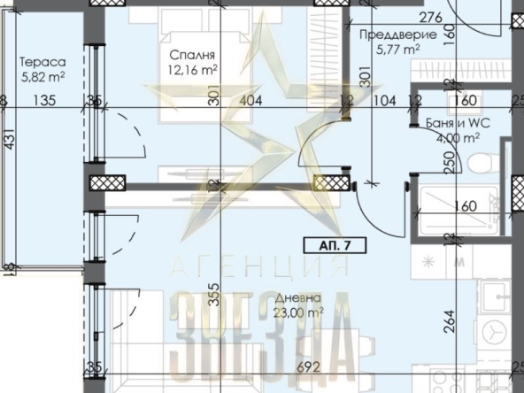 Двустаен апартамент в Пловдив, Тракия - 75 кв.м за 535 €/кв.м - Снимка #1