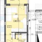 Едностаен апартамент в Пловдив, Тракия - 32 кв.м за 1250 €/кв.м - Снимка #1