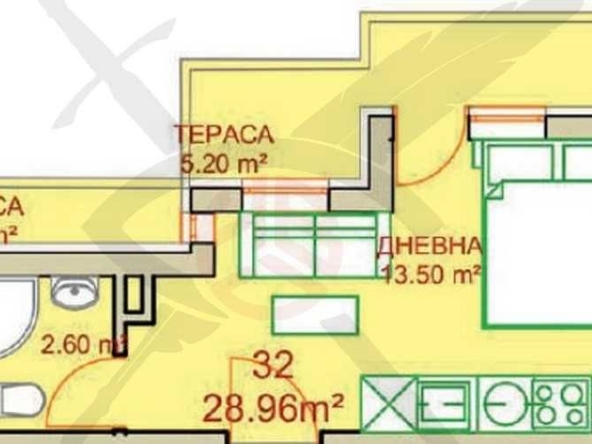 Дава се под наем Едностаен апартамент в София, Студентски град - 35 кв.м за 74529 € - Снимка #1