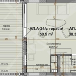 Едностаен апартамент в Пловдив, Христо Смирненски - 69 кв.м за 388 €/кв.м - Снимка #1