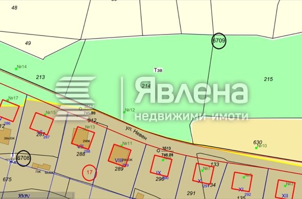 Парцел в с. Панчарево, Област София-град - 6300 кв.м за 60 €/кв.м - Снимка #1