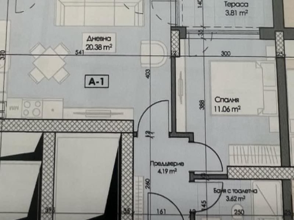 Двустаен апартамент в Пловдив, Гагарин - 67 кв.м за 1030 €/кв.м - Снимка #1