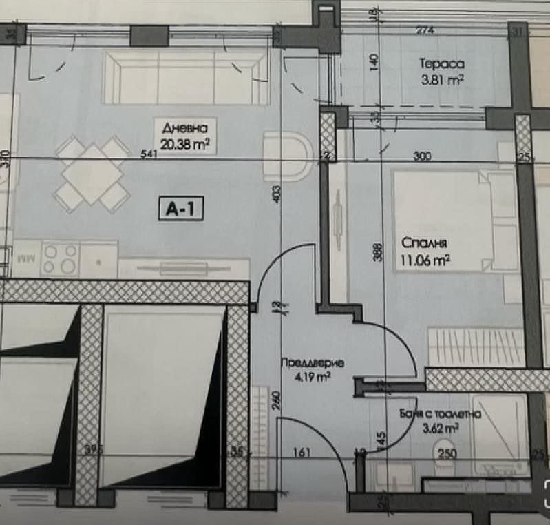 Двустаен апартамент в Пловдив, Гагарин - 67 кв.м за 1030 €/кв.м - Снимка #1