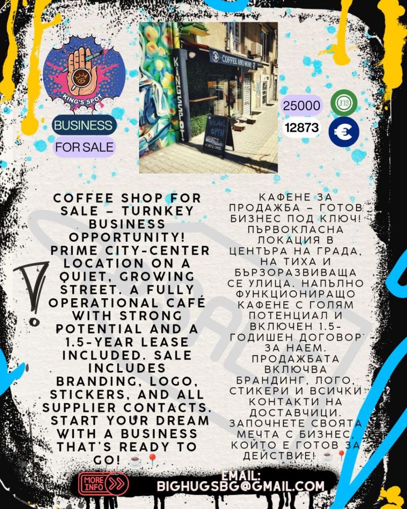 Заведение в София, Център - 9 кв.м за 1417 €/кв.м - Снимка #1