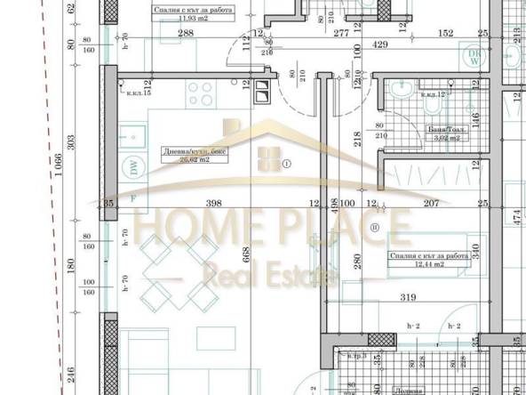 Тристаен апартамент в Варна, Кайсиева градина - 92 кв.м за 807 €/кв.м - Снимка #1