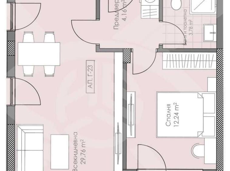 Двустаен апартамент в Пловдив, Остромила - 74 кв.м за 1093 €/кв.м - Снимка #1