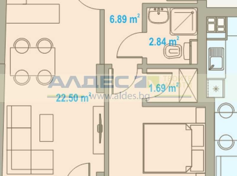 Двустаен апартамент в София, Център - 84 кв.м за 1207 €/кв.м - Снимка #1