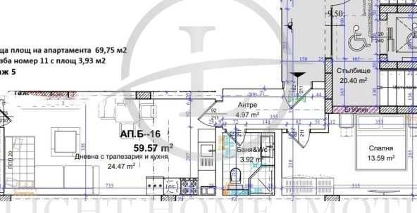 Двустаен апартамент в Пловдив, Кючук Париж - 74 кв.м за 1428 €/кв.м - Снимка #1