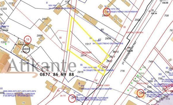 Парцел в София, Люлин 2 - 4269 кв.м за 120 €/кв.м - Снимка #1