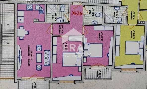 Двустаен апартамент в Хасково, Център - 91 кв.м за 643 €/кв.м - Снимка #1
