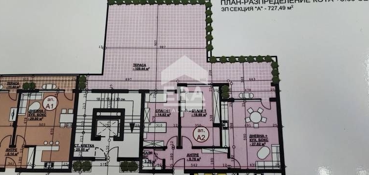 Тристаен апартамент в Хасково, Орфей - 111 кв.м за 615 €/кв.м - Снимка #1