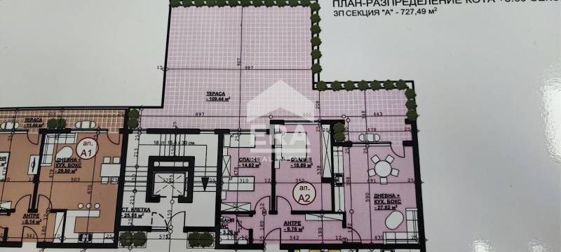 Тристаен апартамент в Хасково, Орфей - 111 кв.м за 615 €/кв.м - Снимка #1