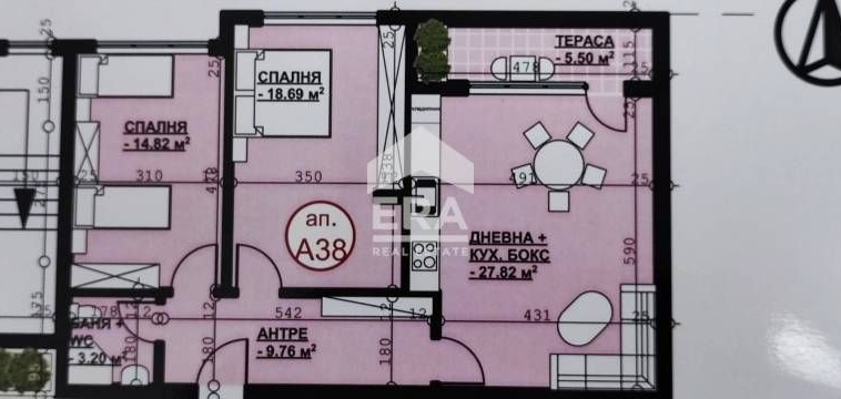 Тристаен апартамент в Хасково, Орфей - 111 кв.м за 615 €/кв.м - Снимка #1