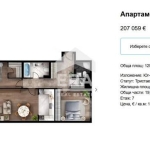 Тристаен апартамент в София, Люлин 5 - 125 кв.м за 1657 €/кв.м - Снимка #1