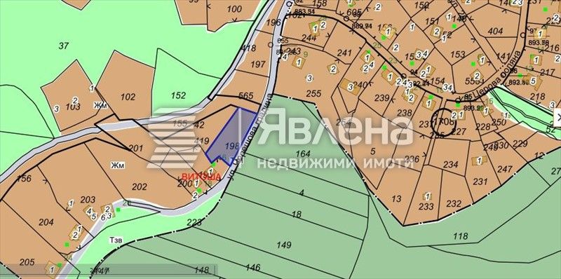 Парцел в с. Мърчаево, Област София-град - 1020 кв.м за 69 €/кв.м - Снимка #1