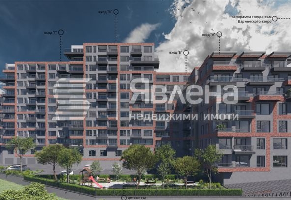 Тристаен апартамент в Варна, Погреби - 101 кв.м за 1451 €/кв.м - Снимка #1