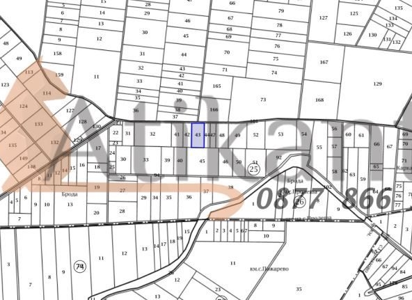 Парцел в с. Пролеша, Област София-област - 2199 кв.м за 15 €/кв.м - Снимка #1