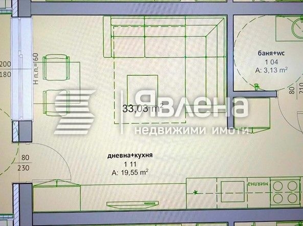 Едностаен апартамент в Поморие - 38 кв.м за 1139 €/кв.м - Снимка #1