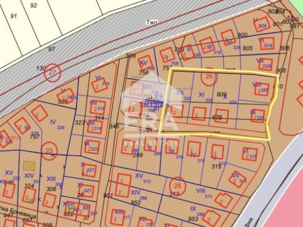 Парцел в с. Кубратово, Област София-град - 4384 кв.м за 54 €/кв.м - Снимка #1