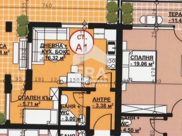 Едностаен апартамент в Хасково, Орфей - 71 кв.м за 959 €/кв.м - Снимка #1