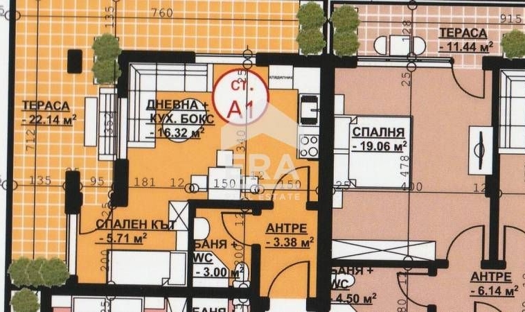 Едностаен апартамент в Хасково, Орфей - 71 кв.м за 959 €/кв.м - Снимка #1