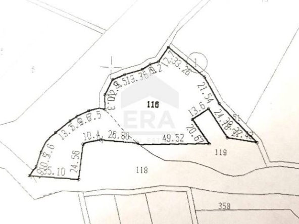 Парцел в с. Аврен, Област Варна - 5670 кв.м за 4 €/кв.м - Снимка #1