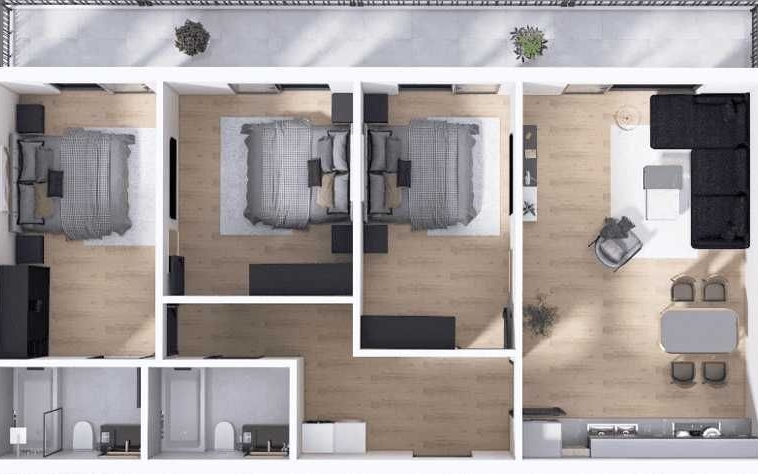 Многостаен апартамент в Пловдив, Христо Смирненски - 133 кв.м за 1172 €/кв.м - Снимка #1