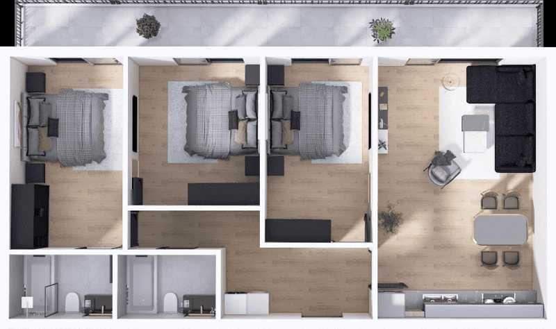 Многостаен апартамент в Пловдив, Христо Смирненски - 133 кв.м за 1172 €/кв.м - Снимка #1