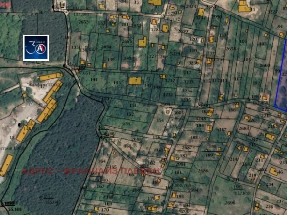 Парцел в Плевен, Кайлъка - 1824 кв.м за 100 €/кв.м - Снимка #1