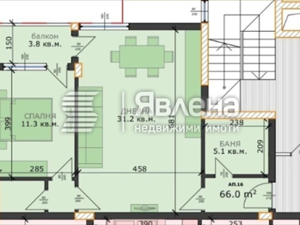 Двустаен апартамент в Варна, м-т Пчелина - 74 кв.м за 610 €/кв.м - Снимка #1