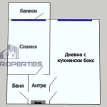 Едностаен апартамент в София, Дружба 2 - 48 кв.м за 1834 €/кв.м - Снимка #1