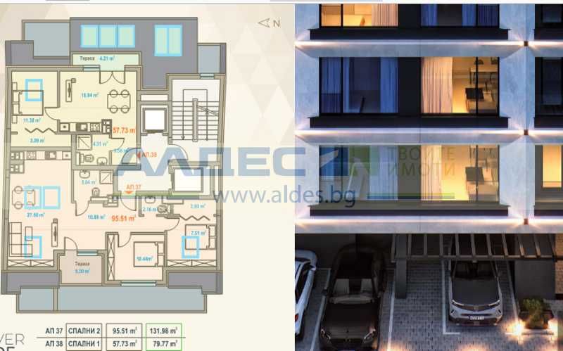 Тристаен апартамент в София, Център - 132 кв.м за 1313 €/кв.м - Снимка #1