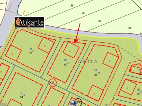 Парцел в Банкя - 1376 кв.м за 58 €/кв.м - Снимка #1