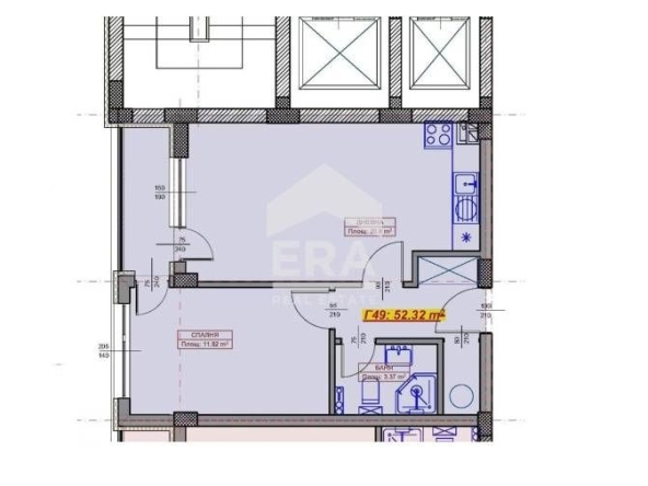 Двустаен апартамент в Варна, Възраждане 1 - 73 кв.м за 978 €/кв.м - Снимка #1