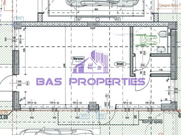 Магазин в София, Студентски град - 59 кв.м за 1665 €/кв.м - Снимка #1
