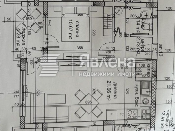 Двустаен апартамент в Варна, Възраждане 3 - 60 кв.м за 1727 €/кв.м - Снимка #1