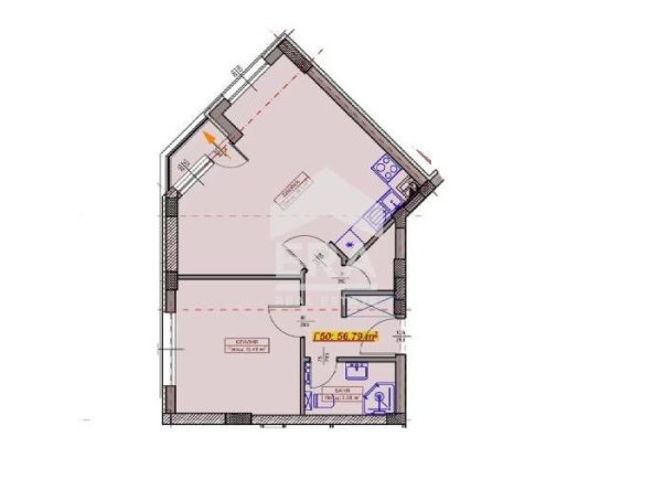 Двустаен апартамент в Варна, Възраждане 1 - 67 кв.м за 1941 €/кв.м - Снимка #1