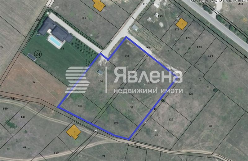 Парцел в с. Гурмазово, Област София-област - 7884 кв.м за 47 €/кв.м - Снимка #1
