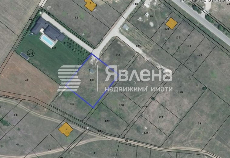 Парцел в с. Гурмазово, Област София-област - 1967 кв.м за 102 €/кв.м - Снимка #1
