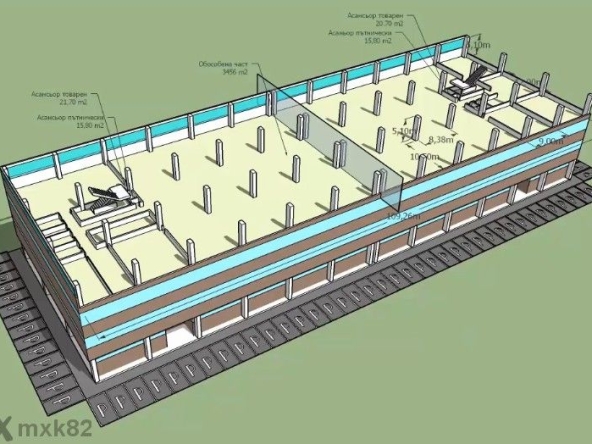 Дава се под наем Офис в София, 7-ми 11-ти километър - 18 кв.м за 55.08 € - Снимка #1