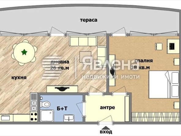 Двустаен апартамент в Варна, Виница - 70 кв.м за 1786 €/кв.м - Снимка #1
